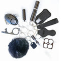 Black Self-defense Alarm Keychain