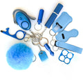 Blue Self-defense Alarm Keychain